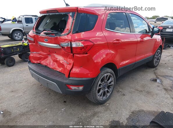 MAJ3S2KE4MC402187 2021 FORD ECOSPORT Red Задня права чверть