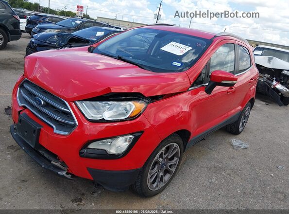 MAJ3S2KE4MC402187 2021 FORD ECOSPORT Red Передня ліва чверть