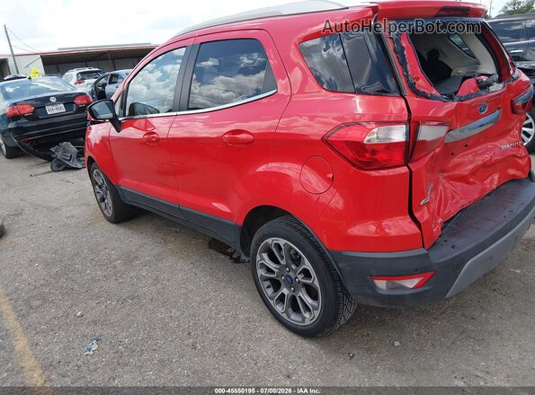 MAJ3S2KE4MC402187 2021 FORD ECOSPORT Red Задня ліва чверть