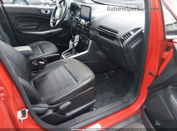 MAJ3S2KE4MC402187 2021 FORD ECOSPORT Red Вид салону спереду