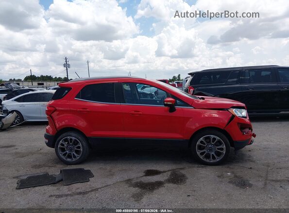 MAJ3S2KE4MC402187 2021 FORD ECOSPORT Red Вид щитка приладів