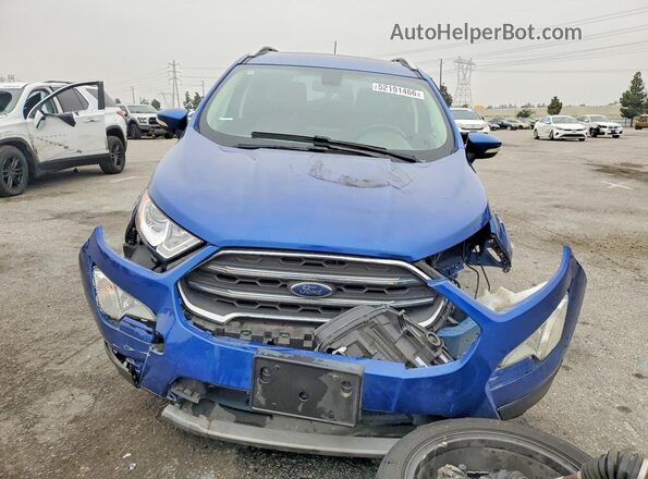MAJ3S2KE4MC402884 2021 FORD ECOSPORT Blue Vista frontal