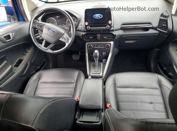 MAJ3S2KE4MC402884 2021 FORD ECOSPORT Blue Vista del salpicadero