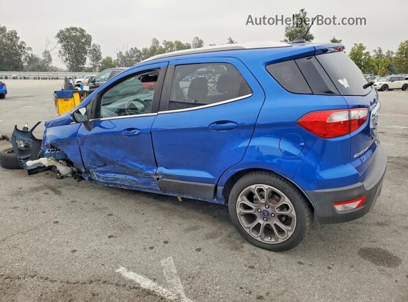 MAJ3S2KE4MC402884 2021 FORD ECOSPORT Blue Trasero izquierdo