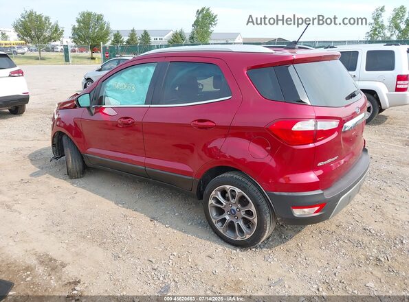 MAJ3S2KE5KC297401 2019 FORD ECOSPORT Красный Задняя левая четверть