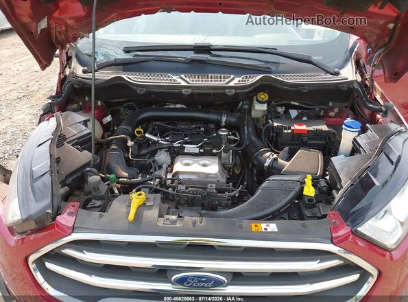 MAJ3S2KE5KC297401 2019 FORD ECOSPORT Красный Вид сзади