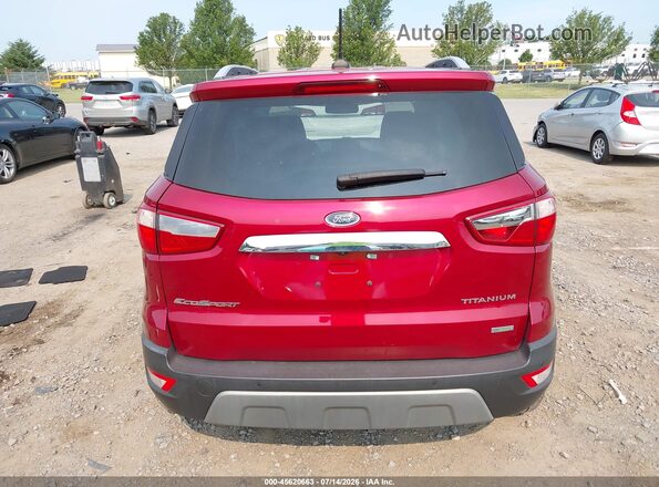 MAJ3S2KE5KC297401 2019 FORD ECOSPORT Красный 
