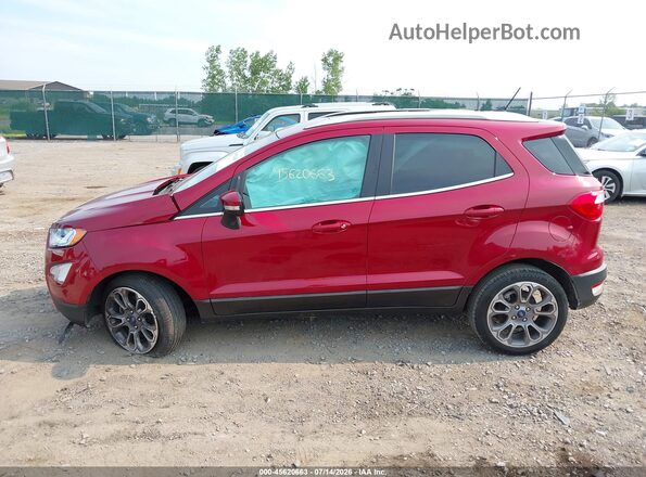 MAJ3S2KE5KC297401 2019 FORD ECOSPORT Красный Панорамный вид салона 360°