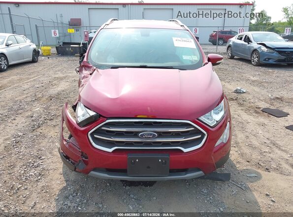 MAJ3S2KE5KC297401 2019 FORD ECOSPORT Красный Вид щитка приборов