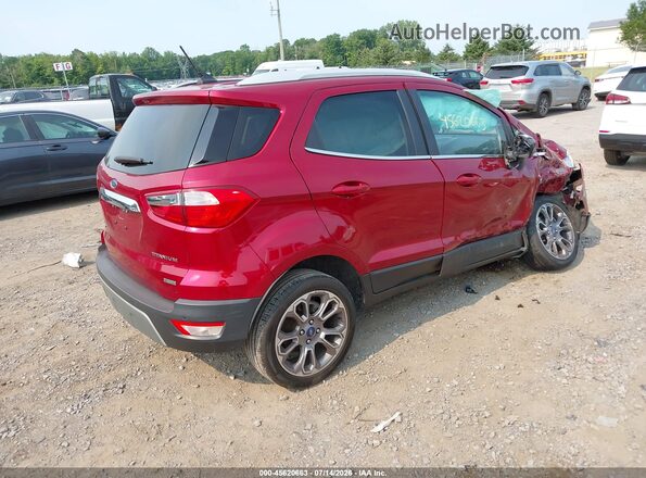 MAJ3S2KE5KC297401 2019 FORD ECOSPORT Красный Задняя правая четверть