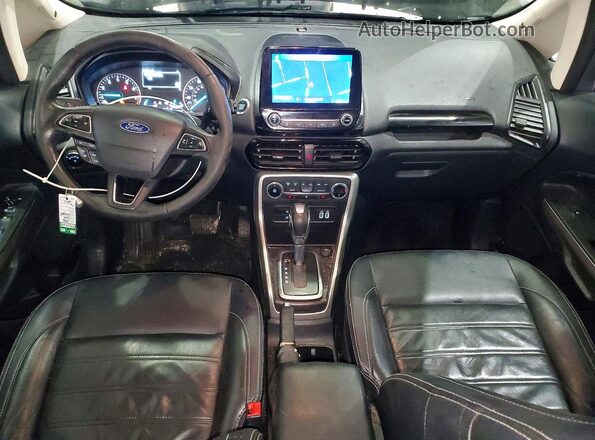 MAJ3S2KE8LC350061 2020 FORD ECOSPORT Gray Widok deski rozdzielczej