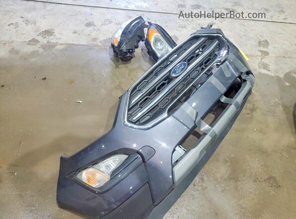 MAJ3S2KE8LC350061 2020 FORD ECOSPORT Gray Widok naklejki z numerem VIN