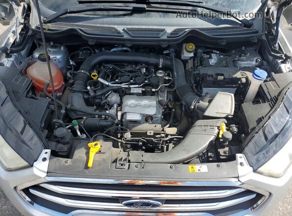 MAJ3S2KE9KC269844 2019 FORD ECOSPORT Silver Engine compartment view