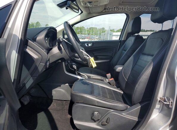 MAJ3S2KE9KC269844 2019 FORD ECOSPORT Silver Front interior view