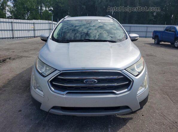 MAJ3S2KE9KC269844 2019 FORD ECOSPORT Silver Front view
