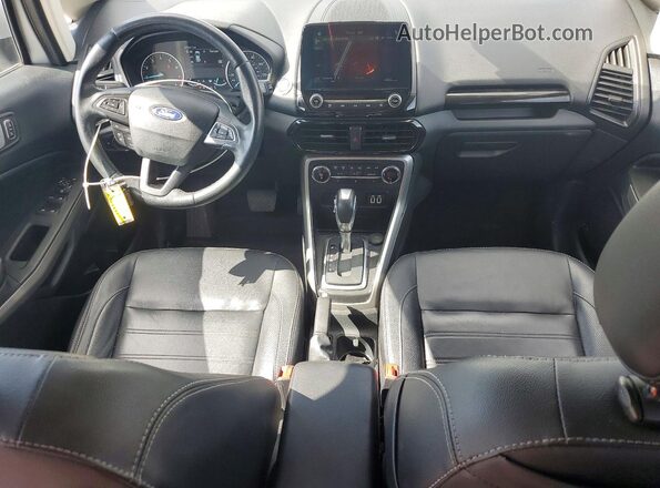 MAJ3S2KE9KC269844 2019 FORD ECOSPORT Silver Dashboard view