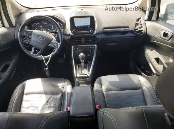 MAJ3S2KE9LC324357 2020 FORD ECOSPORT Белый Вид панели приборов