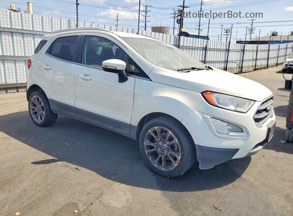 MAJ3S2KE9LC324357 2020 FORD ECOSPORT Белый Передняя правая четверть