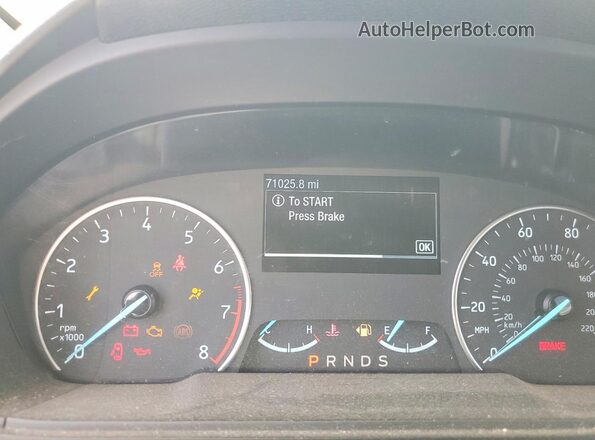 MAJ3S2KE9LC324357 2020 FORD ECOSPORT Белый Вид щитка приборов