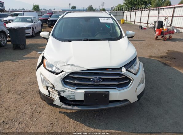 MAJ3S2KE9MC412584 2021 FORD ECOSPORT White Vista del cuadro de instrumentos