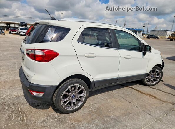 MAJ3S2KEXKC261252 2019 FORD ECOSPORT Белый Задняя правая четверть