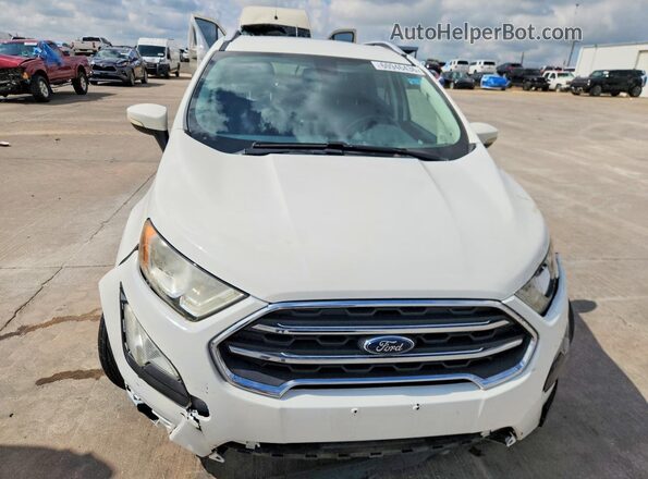 MAJ3S2KEXKC261252 2019 FORD ECOSPORT Белый Вид спереди