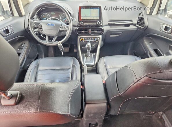 MAJ3S2KEXKC261252 2019 FORD ECOSPORT Белый Вид панели приборов
