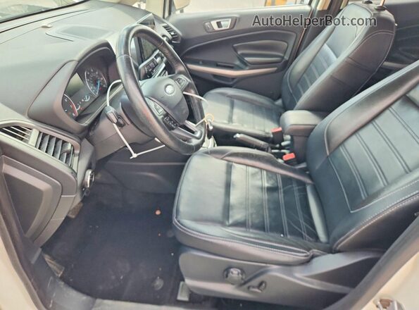 MAJ3S2KEXKC261252 2019 FORD ECOSPORT Белый Вид салона спереди