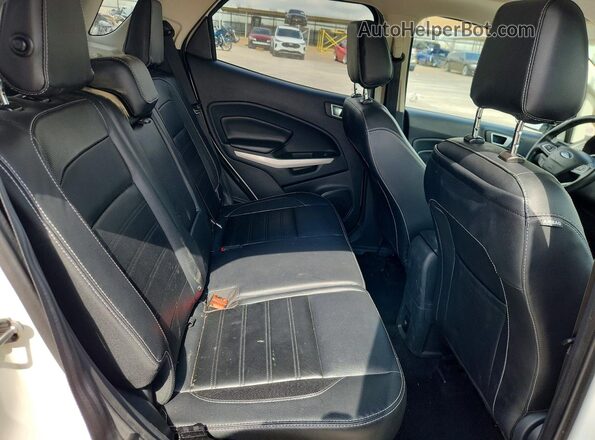 MAJ3S2KEXKC261252 2019 FORD ECOSPORT Белый Вид задней части салона