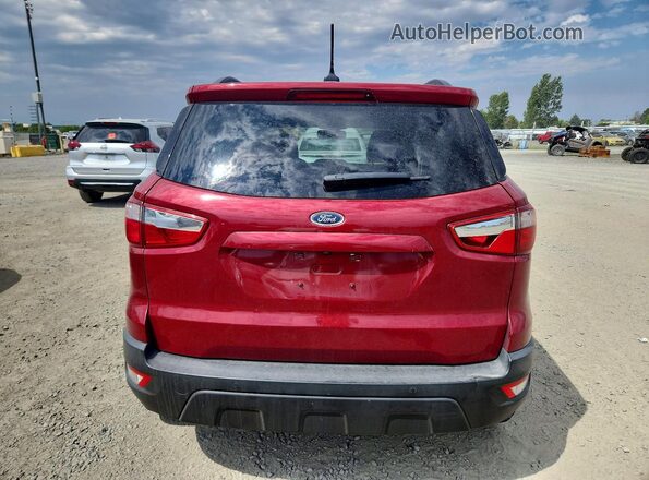 MAJ6P1CL0JC212209 2018 FORD ECOSPORT Maroon უკანა ხედი