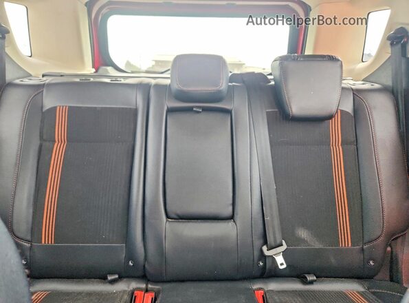 MAJ6P1CL0JC212209 2018 FORD ECOSPORT Maroon უკანა სავარძლების ხედი