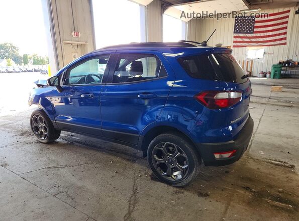 MAJ6P1CL1JC182363 2018 FORD ECOSPORT Синий Задняя левая четверть