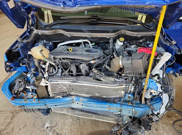 MAJ6P1CL1JC182363 2018 FORD ECOSPORT Синий Вид подкапотного пространства