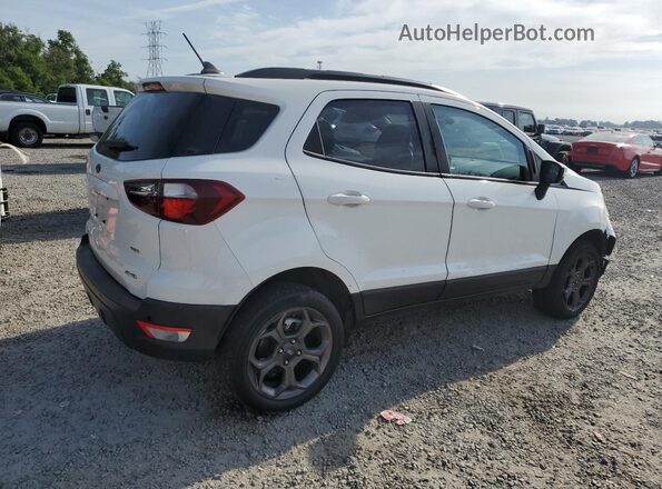 MAJ6P1CL2JC161568 2018 FORD ECOSPORT Белый Задняя правая четверть