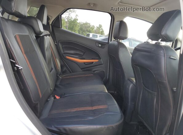 MAJ6P1CL2JC161568 2018 FORD ECOSPORT Белый Вид задней части салона