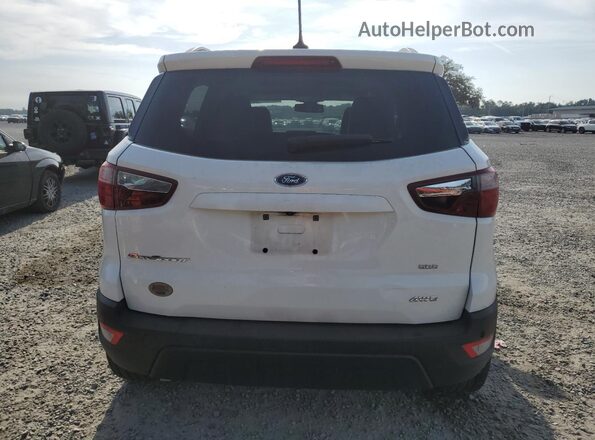 MAJ6P1CL2JC161568 2018 FORD ECOSPORT Белый Вид сзади