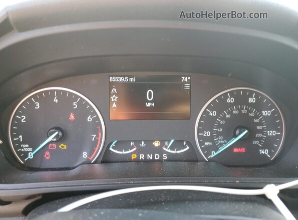 MAJ6P1CL2JC161568 2018 FORD ECOSPORT Белый Вид щитка приборов