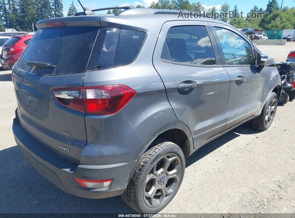 MAJ6P1CL5JC243486 2018 FORD ECOSPORT Gray უკანა მარჯვენა