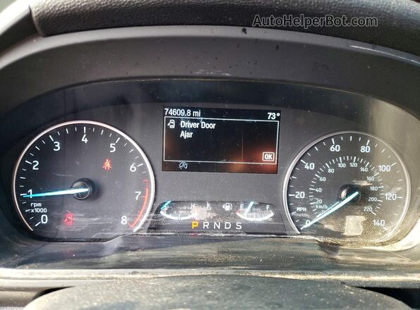 MAJ6P1CL6JC166921 2018 FORD ECOSPORT Gray Widok zestawu wskaźników