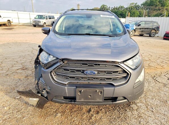 MAJ6P1CL6JC166921 2018 FORD ECOSPORT Gray Widok z przodu