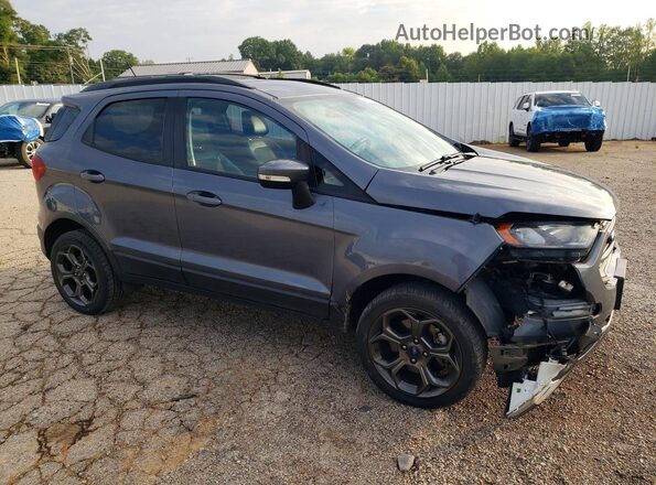 MAJ6P1CL6JC166921 2018 FORD ECOSPORT Gray Przód prawy