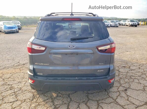 MAJ6P1CL6JC166921 2018 FORD ECOSPORT Gray Widok z tyłu