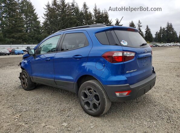 MAJ6P1CL6JC181984 2018 FORD ECOSPORT Blue Задня ліва чверть