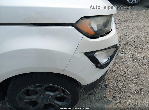 MAJ6P1CL6JC200386 2018 FORD ECOSPORT White წინა ხედი