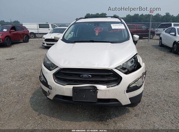 MAJ6P1CL6JC200386 2018 FORD ECOSPORT White ხელსაწყოთა პანელის ხედი