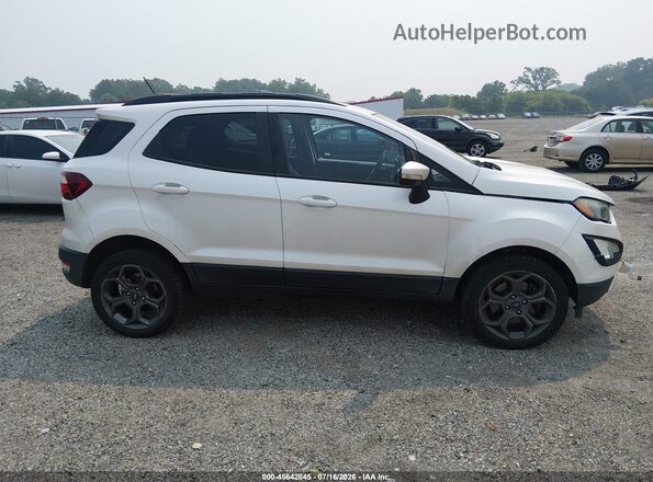 MAJ6P1CL6JC200386 2018 FORD ECOSPORT White უკანა სალონის ხედი