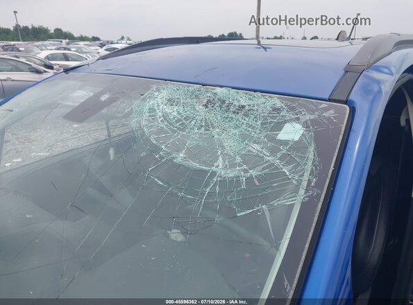 MAJ6P1CL6JC203370 2018 FORD ECOSPORT Blue Front view