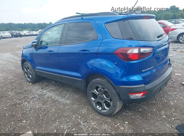 MAJ6P1CL6JC203370 2018 FORD ECOSPORT Blue Rear left