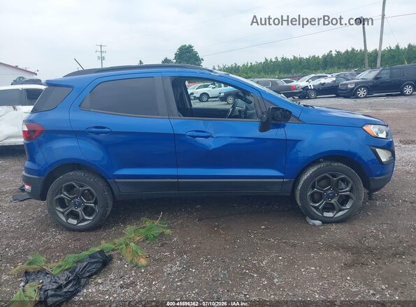 MAJ6P1CL6JC203370 2018 FORD ECOSPORT Blue Rear interior view