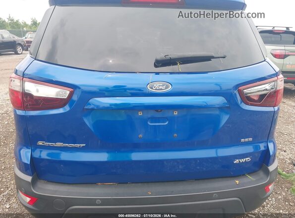 MAJ6P1CL6JC203370 2018 FORD ECOSPORT Blue 